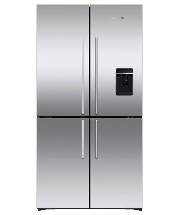 Fisher & Paykel Freestanding Quad Door Fridge Freezer-Stainless Steel