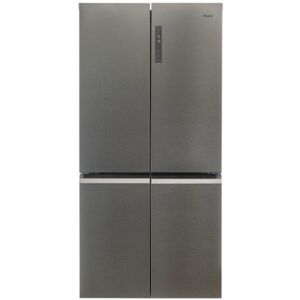 HAIER HCR59F19ENMM 90 Cube Fridge FreezerFreestanding  Total No Frost  E Rated  39 dB  Platinum Ino