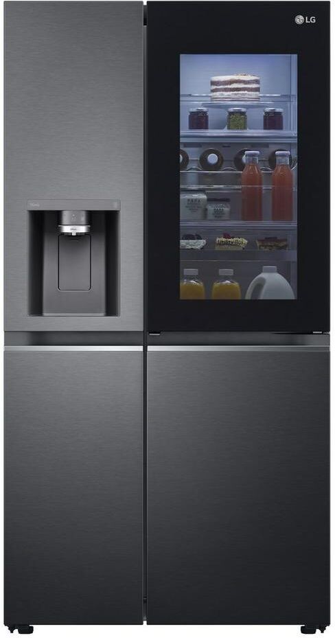 LG GSXV90MCAE American Style Fridge Freezer - Matte Black