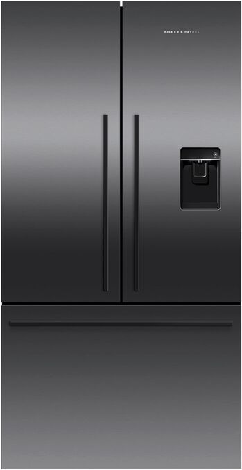 Fisher & Paykel French Door Fridge Freezer-Black Stainless Steel