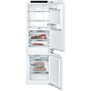 Bosch KIF86PFE0 Built-in fridge-freezer with freezer at bottom  flat hinge