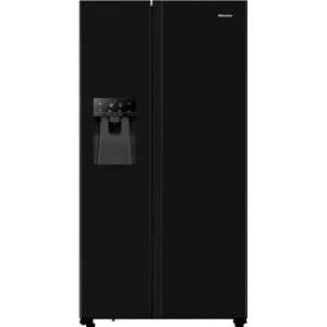 Hisense RS694N4TBE American Style Fridge Freezer Black