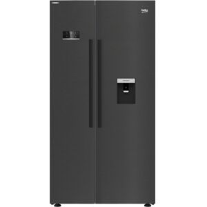 Beko ASD2341VB American Fridge Freezer With In Door Dispenser Black