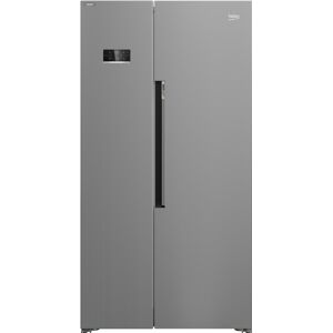 Beko ASL1342S Freestanding American Style Fridge Freezer - Silver