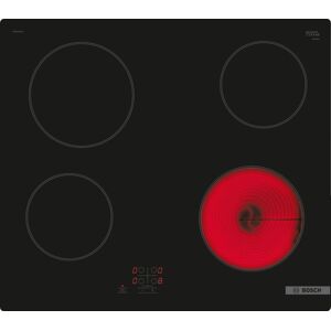 Bosch PKE61RAA8B Serie 2 Built-In 60cm Ceramic Hob with 4 Zones - Black Glass