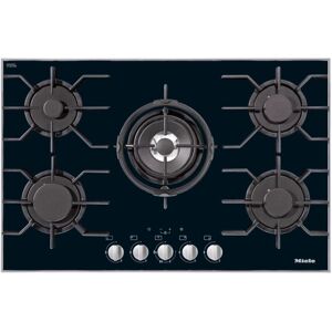 Miele KM30341 5 Zone Gas Hob With Wok Burner and Electronic Functions - Ceramic Base