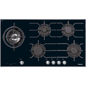 Miele KM30541 5 Zone Gas Hob With Wok Burner - Ceramic Base