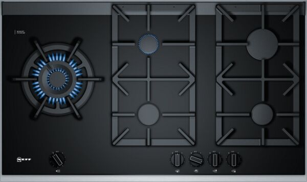 Neff T29TS79N0 90cm Ceramic Gas Hob - Black