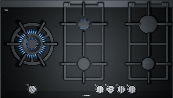 Siemens ER9A6SB70 90cm Ceramic Gas Hob - Black