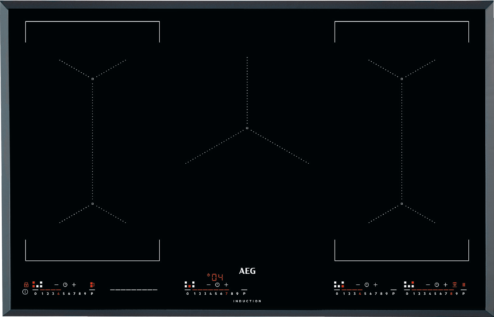 AEG IKE85651FB 6000 Series 80cm Multibridge Induction Hob- Black