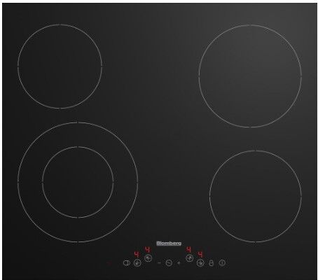 Blomberg MKN54212 4 Zone Ceramic Hob Black