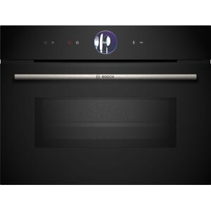 Bosch CMG7361B1B Serie 8 Built-In Compact Oven with Microwave Function 60 x 45cm - Black