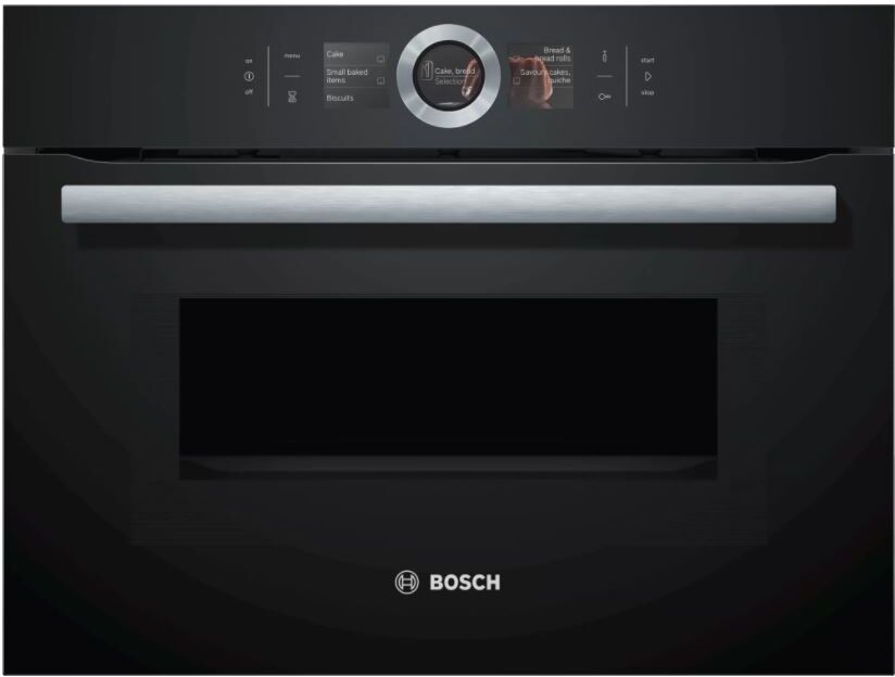 Bosch CMG656BB6B Built-in Compact Oven with Microwave Function-Black