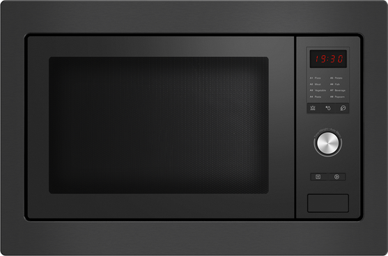 Fisher & Paykel 60cm Built-In Microwave Oven - Black Glass Black