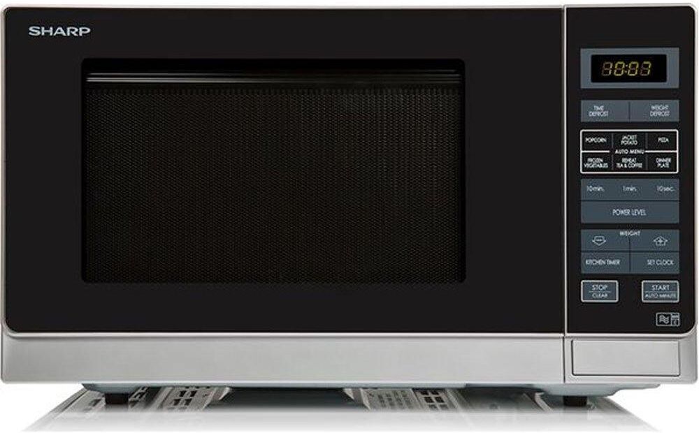 Sharp R372SLM 25 Litre Solo Microwave - Silver