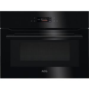 AEG KMK768080B 59.5cm Built In Combination Microwave Compact Oven - Black