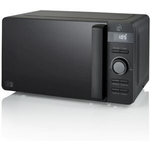 Swan SM22037LBLKN Stealth Digital Microwave 20Litre-Black