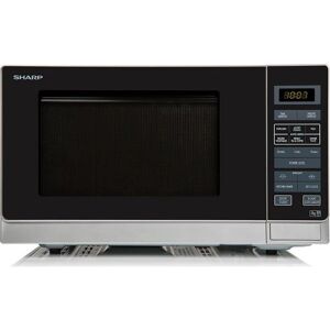 Sharp R372SLM 25 Litre Solo Microwave - Silver