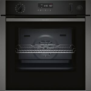 Neff B3AVH4HG0B N 50 Built-In Oven With Added Steam Function 60 x 60cm - Graphite-Grey