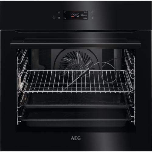 AEG BPK748380B Built-In Electric Pyrolytic Oven - Black