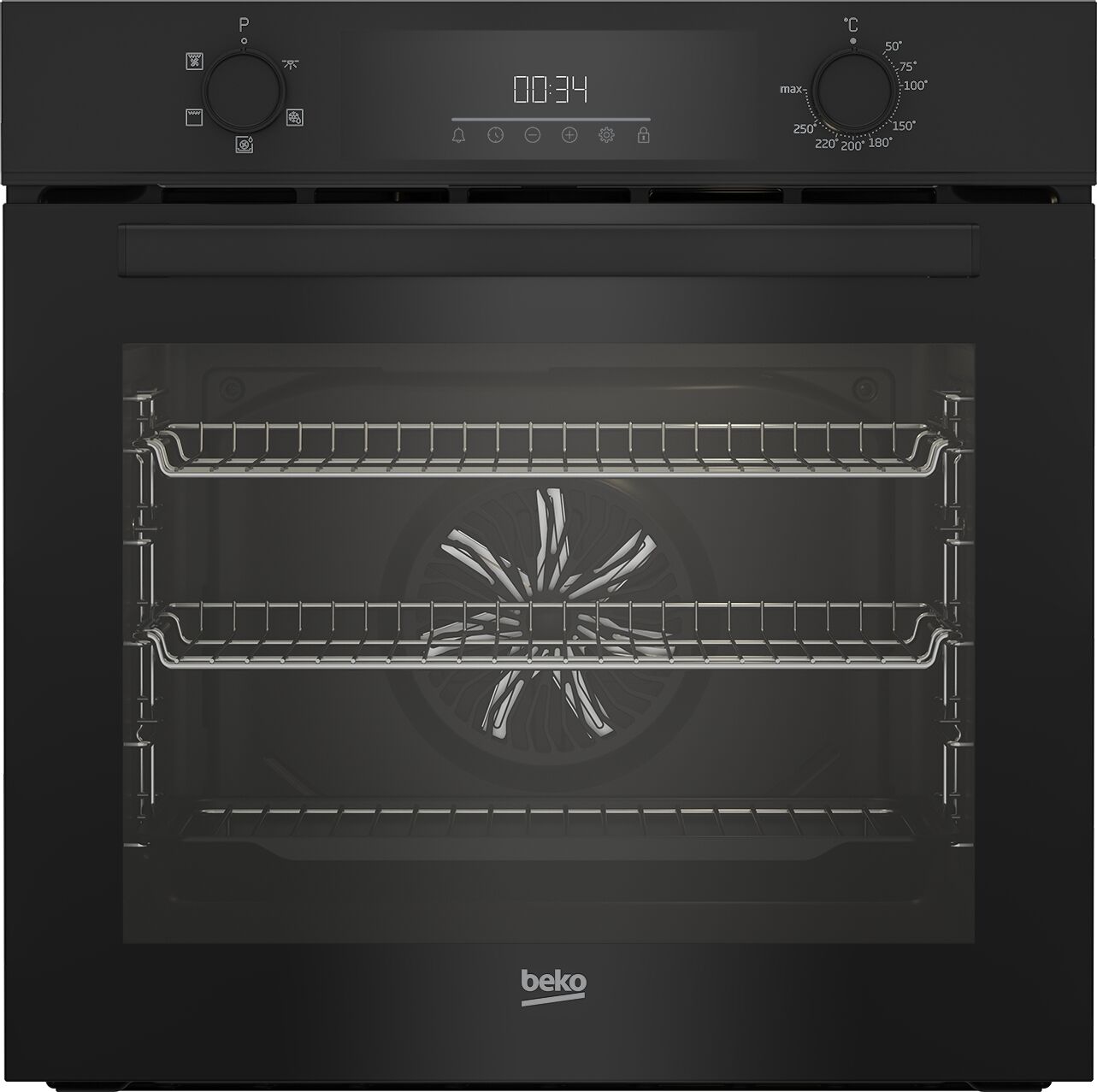 Beko BBIF22300B 60cm AeroPerfect Single Fan Oven-Black