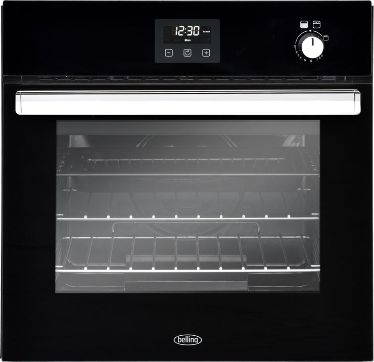 Belling BI602GBLK 60cm Built-in Gas Single Oven-Black