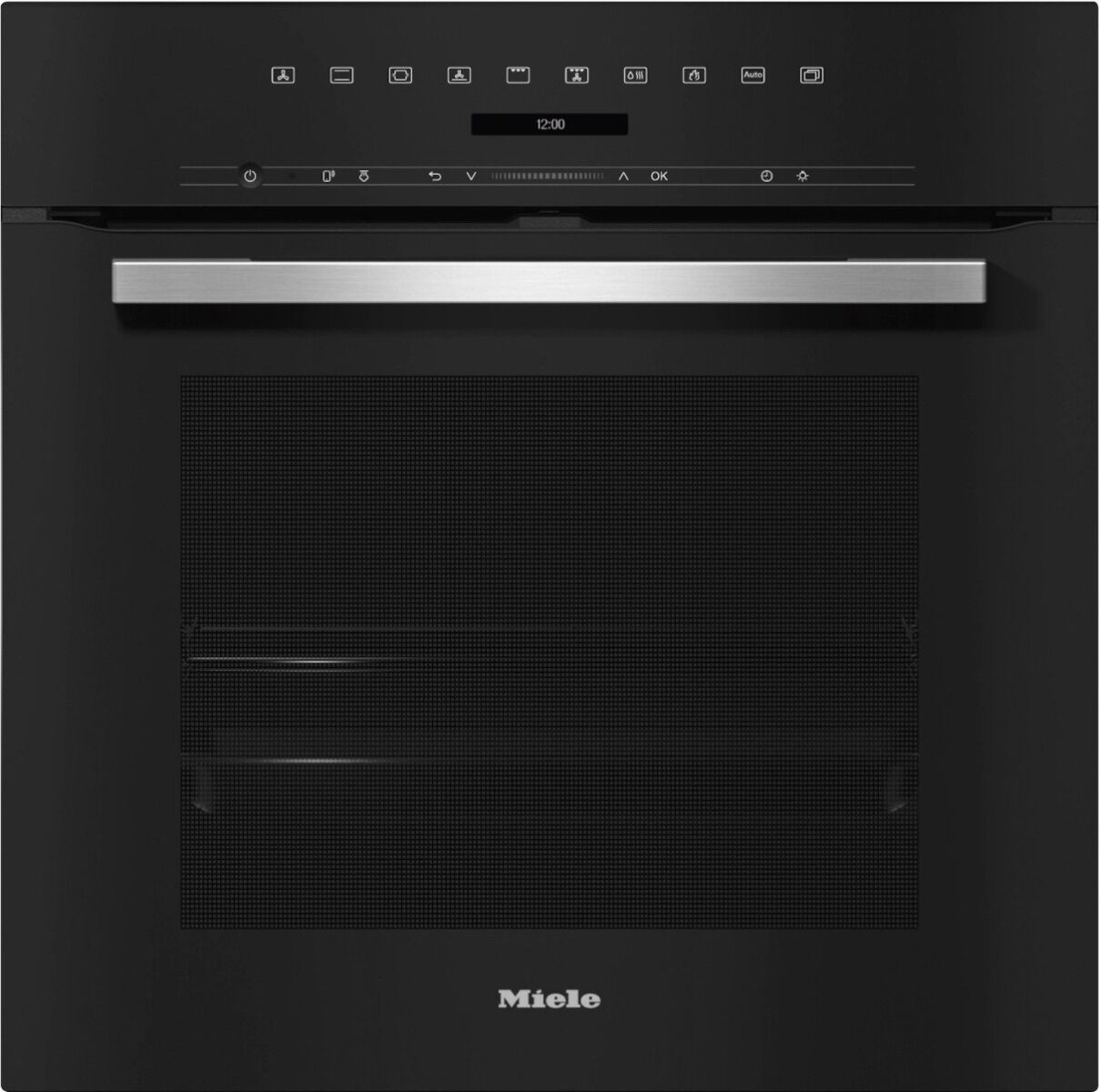 Miele H7165BPOBBL Electric Single Oven Obsidian Black