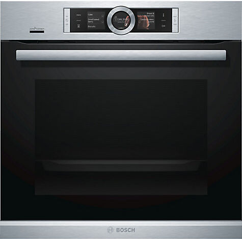 Bosch HBG6764S6B Built-In Single Oven with Home Connect  Brushed Steel