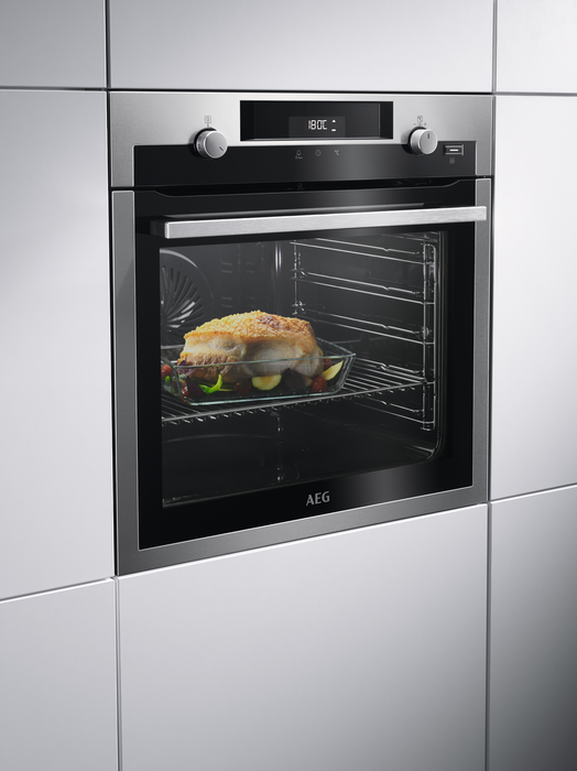 AEG BPE556060M SenseCook Electric Oven - Stainless Steel