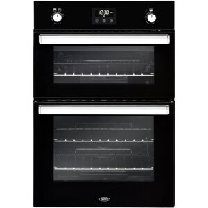 Belling BI902GBLK 90cm Built-In Gas Double Oven-Black