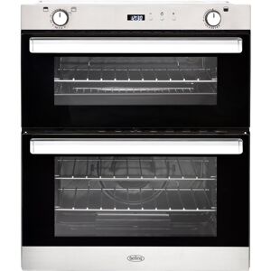 Belling BI702GSTA 70cm Built-Under Gas Double Oven-Stainless Steel