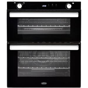 Belling BI702GBLK 70cm Built-Under Gas Double Oven-Black