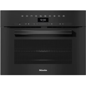 Miele H7440BMOBBL Compact Microwave Combination Oven-Obsidian Black