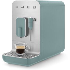 Smeg BCC02EGMUK 50s Retro Espresso Automatic Coffee Machine with Milk Frother in Emerald Green