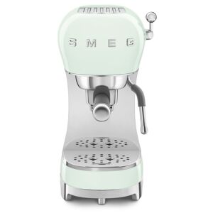 Smeg ECF02PGUK Espresso Coffee Machine With Steam Wand -  Pastel Green