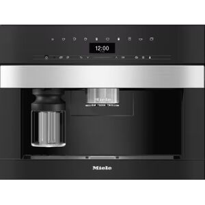 Miele CVA7445CLST Built In Coffee Machine With Direct Water - Clean Steel