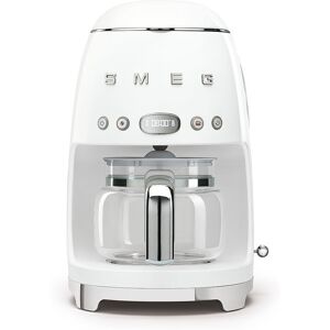 Smeg DCF02WHUK 50s Retro Design Drip Coffee Machine in White