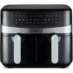 Tower T17088 Vortx 9L Dual Basket Air Fryer - Black