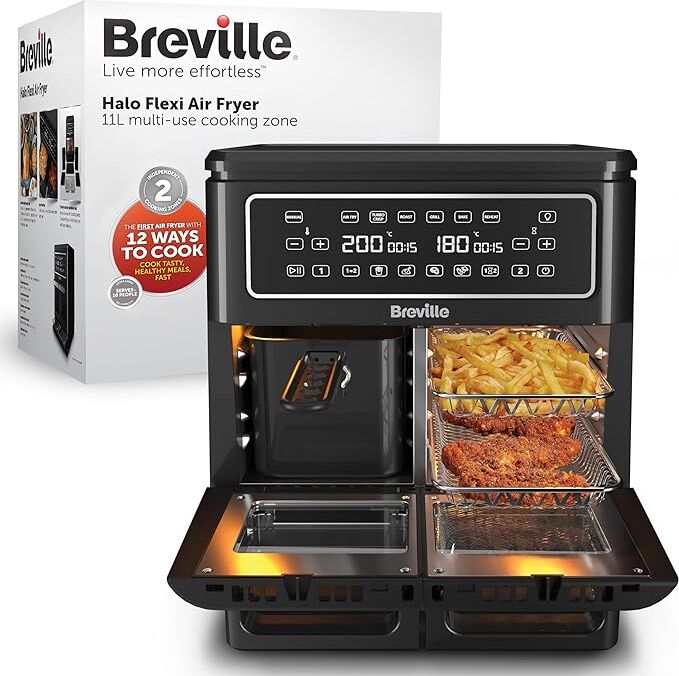 Breville VDF130 Halo Flexi Air Fryer 11L - Black