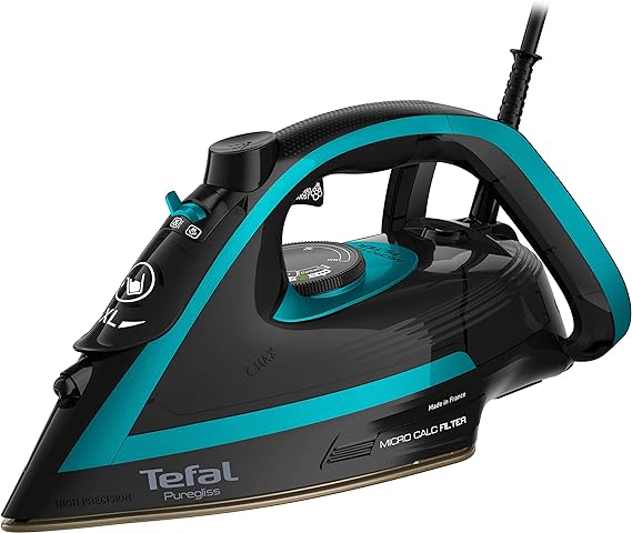 Tefal FV8066 Pure Gliss Steam Iron 3000 W Black/Blue