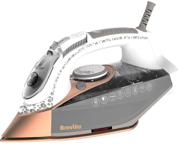 Breville Diamond Xpress VIN401 Steam Iron - White and Rose Gold