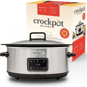Crock-Pot Croc-Pot CSC112 Sizzle and Stew 6.5L Digital Slow Cooker Stainless Steel
