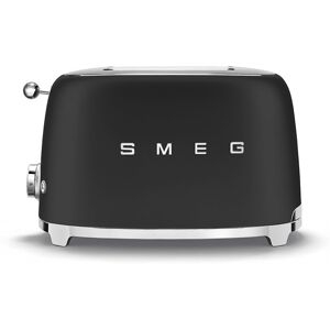 Smeg TSF01BLMUK 50s Style Two Slice Toaster - Matt Black