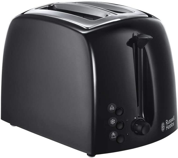 Russell Hobbs 21641 Textures Black 2 Slice Plastic Toaster