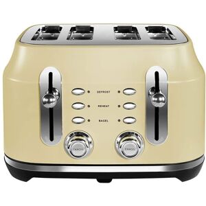 Rangemaster RMCL4S201CM Classic 4 Slice Toaster - Cream