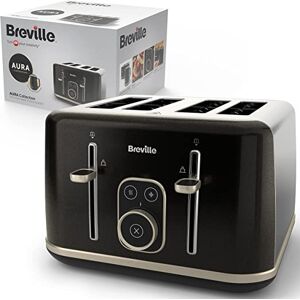 Breville VTR019 Aura 4 Slice Toaster - Shimmer Black Black