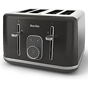 Breville VTR020 Aura 4 Slice Toaster - Shimmer Grey