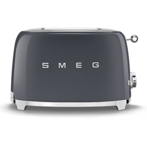 Smeg TSF01GRUK Retro Style Two Slice Toaster-Slate Grey