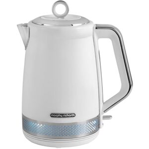 Morphy Richards 400000325 Illumination Jug Kettle - White/Stainless Steel