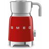 Smeg MFF11RDUK 50s Retro Design Milk Frother in Red with Tritan TM Renew